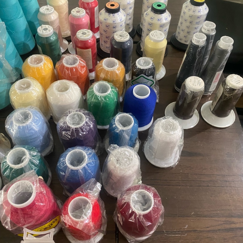 Colorful Sewing Thread Spools - Picture 5 of 10